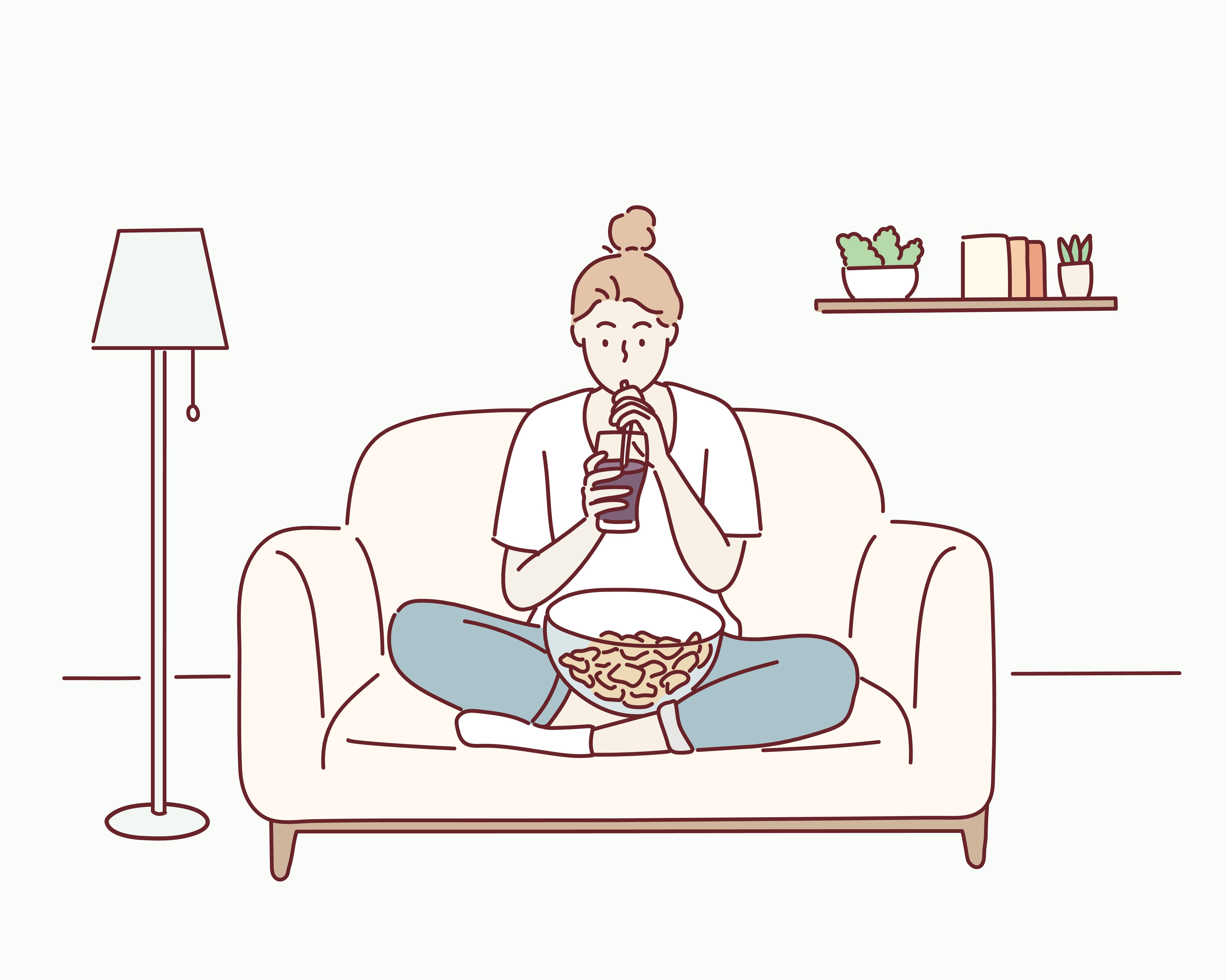 bored eating