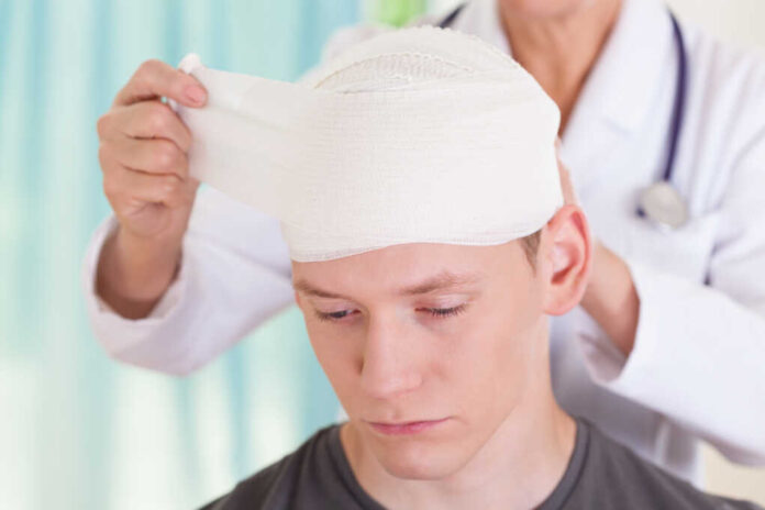 Young,Man,With,Trauma,Of,The,Head