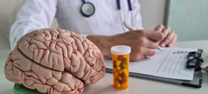 Neurologist,Writes,Prescription,For,Neuropsychiatric,Pills.,Medicines,For,Memory,And