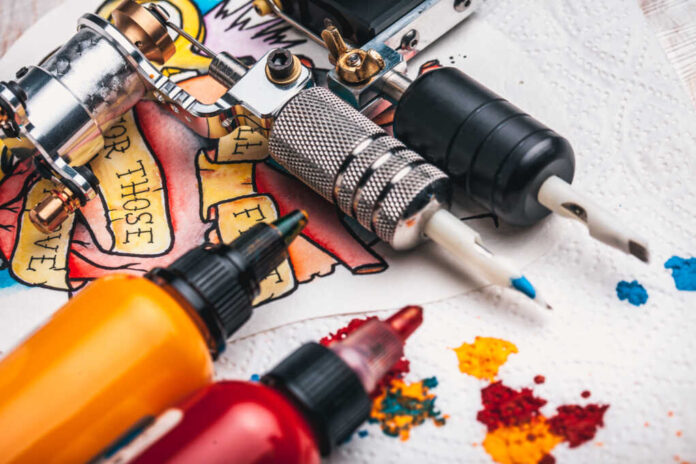 Replacement,Supplies,For,Tattoo,In,Sterile,Packages,,Sketches,,Inks,And