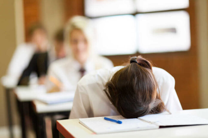 Frustrated,High,School,Student,In,Classroom